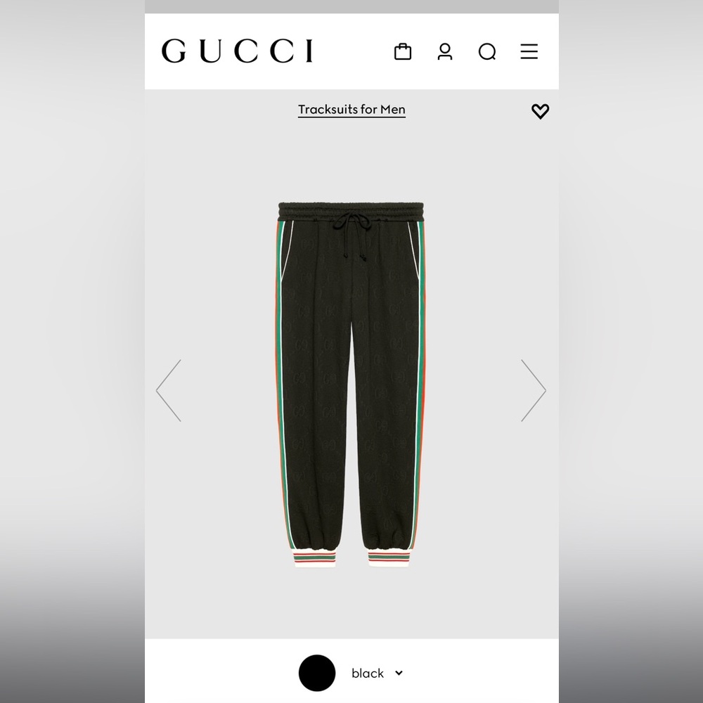 Gucci Jacquard Men’s Sweatpants